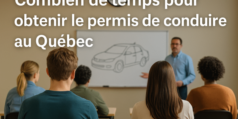 Temps pour obtenir un permis auto