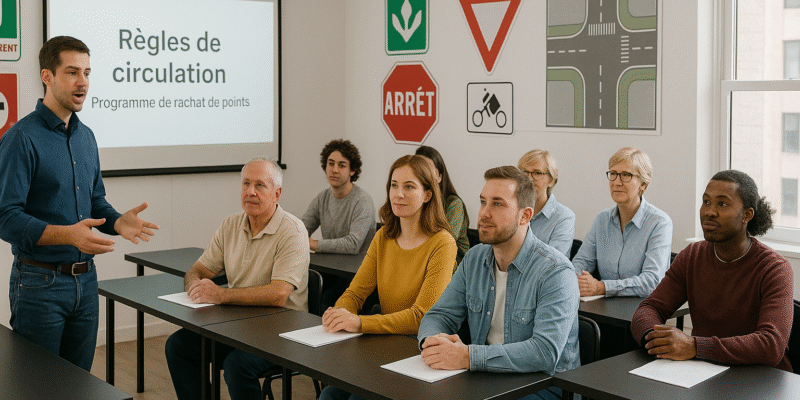 Cours pour rachat de points permis de conduire
