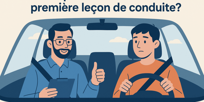 Premier cours de conduite